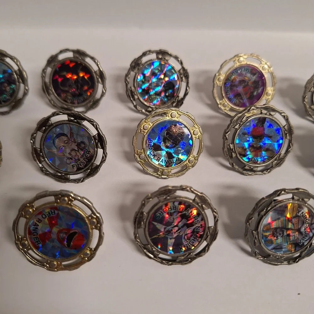 Vintage Mighty Morphin' Power Rangers Morpher Coins Lot Untested Battery Clean‎